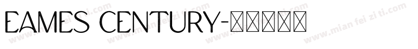 Eames century字体转换